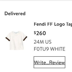 COPY - Fendi toddler tee
